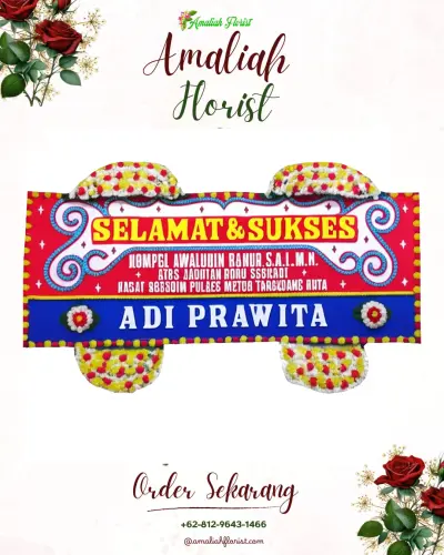 Karangan Bunga Ucapan Selamat di Sidosari