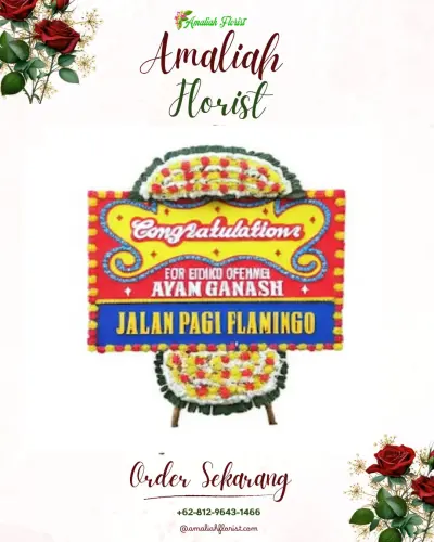 Bunga Papan Congratulation di Sidosari